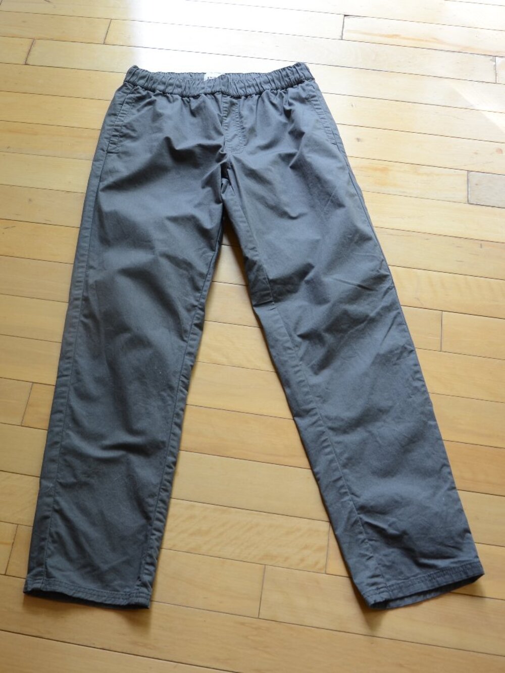 Pact Drawstring Cotton Casual Pants Green Size M